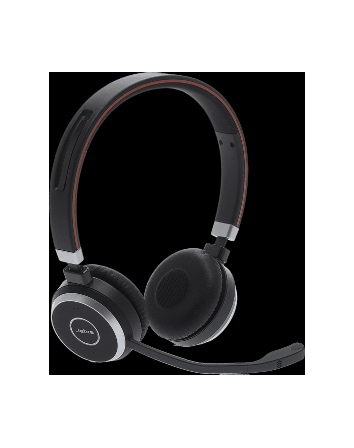 Jabra 6599-833-399 Evolve 65 Zestaw słuchawkowy Przewodowy i Bezprzewodowy Opaska na głowę Połączenia/muzyka USB Typu-A Bluetooth Podstawka do ładowania Czarny główny