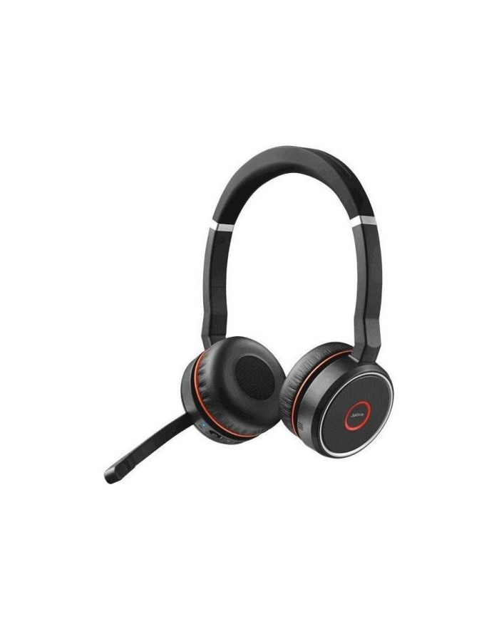 Jabra 7599-842-109 Evolve 75 Zestaw słuchawkowy Przewodowy i Bezprzewodowy Opaska na głowę Połączenia/muzyka Bluetooth Czarny główny