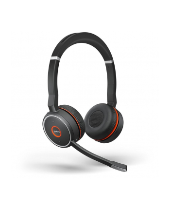 Jabra 7599-842-109 Evolve 75 Zestaw słuchawkowy Przewodowy i Bezprzewodowy Opaska na głowę Połączenia/muzyka Bluetooth Czarny