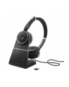 Jabra 7599-842-199 Evolve 75 Zestaw słuchawkowy Przewodowy i Bezprzewodowy Opaska na głowę Połączenia/muzyka Bluetooth Podstawka do ładowania Czarny - nr 12