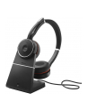 Jabra 7599-842-199 Evolve 75 Zestaw słuchawkowy Przewodowy i Bezprzewodowy Opaska na głowę Połączenia/muzyka Bluetooth Podstawka do ładowania Czarny - nr 4