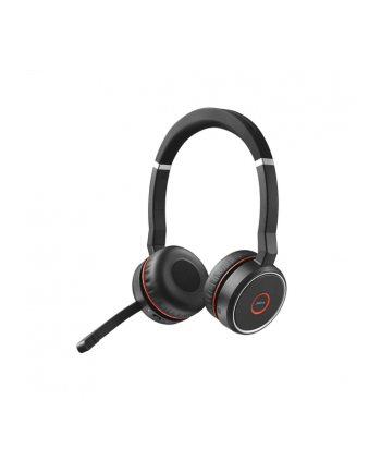 Jabra 7599-848-109 Evolve 75 Zestaw słuchawkowy Przewodowy i Bezprzewodowy Opaska na głowę Połączenia/muzyka Bluetooth Czarny