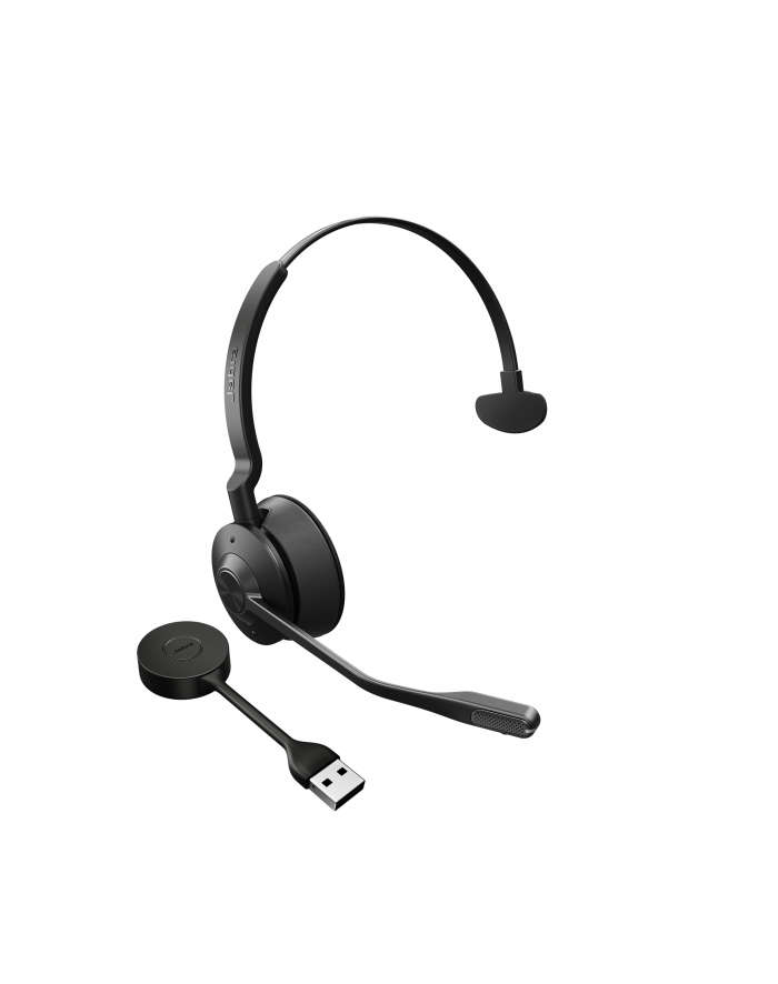 Jabra 9553-410-111 Engage 55 Zestaw słuchawkowy Bezprzewodowy Opaska na głowę Biuro/centrum telefoniczne Czarny, Tytan główny