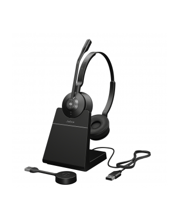 Jabra 9559-455-111 Engage 55 Zestaw słuchawkowy Bezprzewodowy Opaska na głowę Biuro/centrum telefoniczne Czarny, Tytan