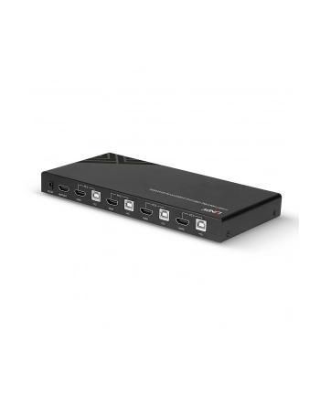 Lindy 32810 przełącznik KVM Czarny