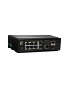 Level One IGP-1061 łącza sieciowe Zarządzany L2 Gigabit Ethernet (10/100/1000) Obsługa PoE Czarny - nr 1