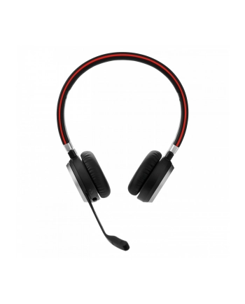 Jabra 6599-833-499 Evolve 65 Zestaw słuchawkowy Przewodowy i Bezprzewodowy Opaska na głowę Połączenia/muzyka USB Typu-A Bluetooth Podstawka do ładowania Czarny