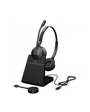 Jabra 9559-435-111 Engage 55 Zestaw słuchawkowy Bezprzewodowy Opaska na głowę Biuro/centrum telefoniczne Czarny, Tytan