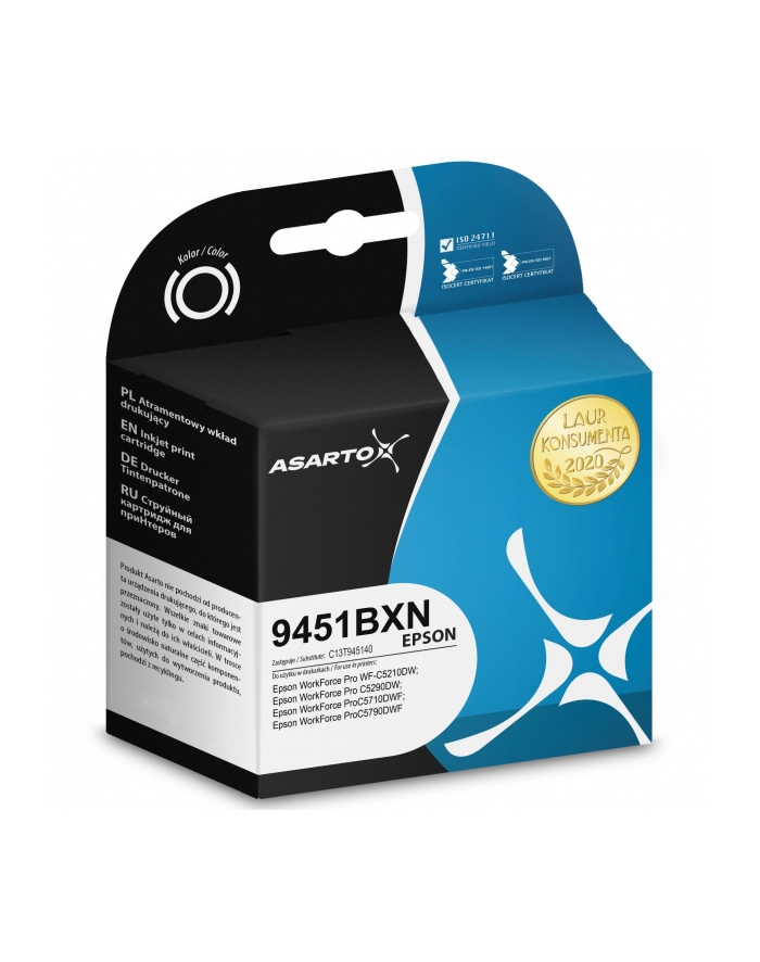 ASARTO TUSZ DO EPSON 9451BXN   C13T945140   90ML   BLACK główny