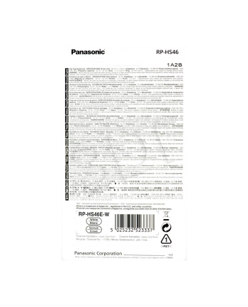 Słuchawki Panasonic RP-HS46E-W