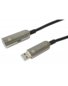 TECHLY USB 3.2 SuperSpeed AOC Fiber Optic Cable USB A M/F 20m Black - nr 3