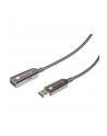 TECHLY USB 3.2 SuperSpeed AOC Fiber Optic Cable USB A M/F 20m Black - nr 9
