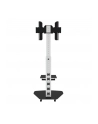TECHLY Floor Stand with Shelf Trolley TV LCD/LED/Plasma 37-70inch Silver - nr 13