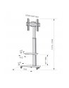 TECHLY Floor Stand with Shelf Trolley TV LCD/LED/Plasma 37-70inch Silver - nr 30