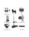 TECHLY Floor Stand with Shelf Trolley TV LCD/LED/Plasma 37-70inch Silver - nr 31