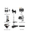TECHLY Floor Stand with Shelf Trolley TV LCD/LED/Plasma 37-70inch Silver - nr 49