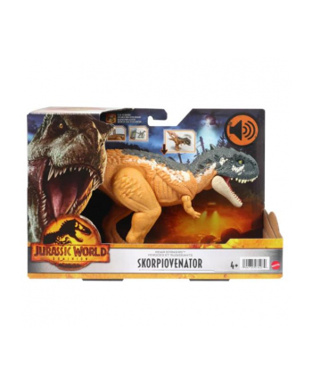 Jurassic World Dinozaur Dziki ryk Skorpiovenator HDX37 HDX17 MATTEL
