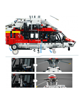 LEGO 42145 TECHNIC Helikopter ratunkowy Airbus H175 p2