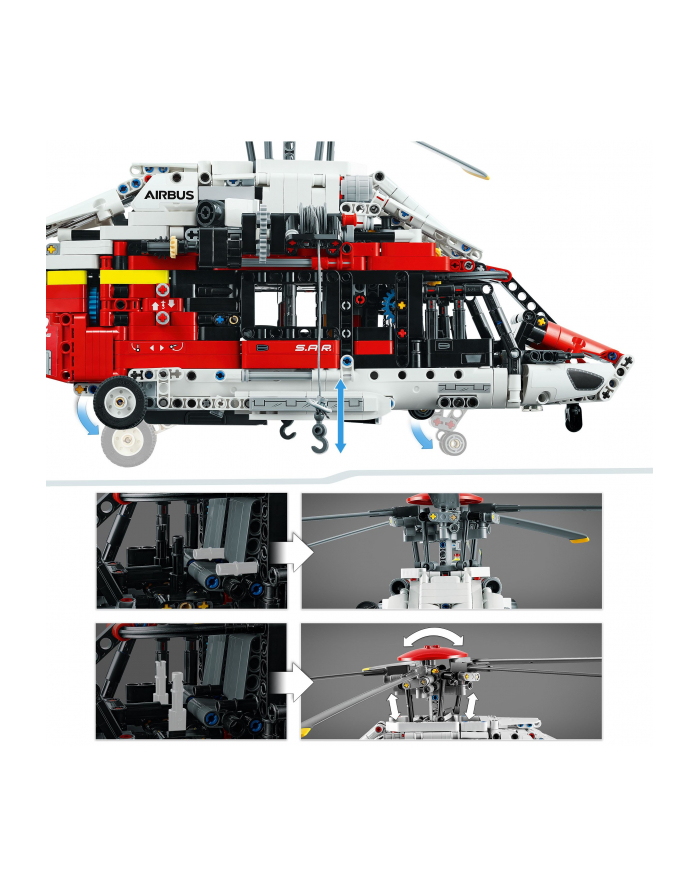 LEGO 42145 TECHNIC Helikopter ratunkowy Airbus H175 p2 główny