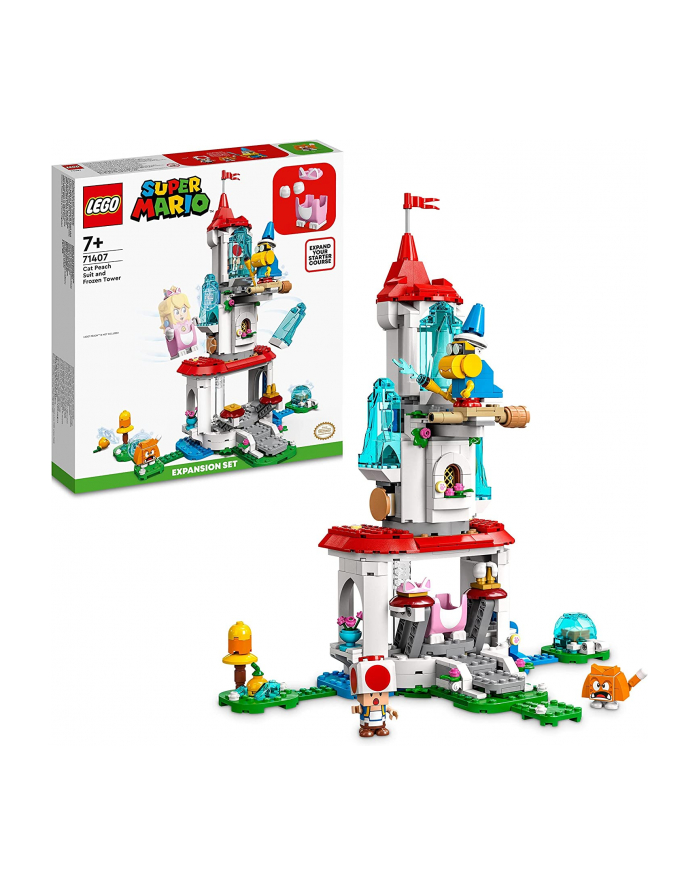 LEGO 71407 SUPER MARIO Cat Peach i lodowa wieża — zestaw rozszerzający p4 główny