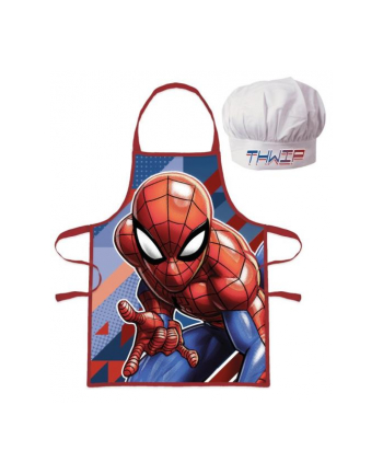 Zestaw fartuch + czapka szefa kuchni 30x36x10cm Spiderman MV15877DT Kids Euroswan