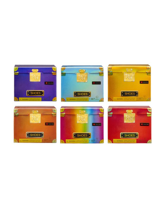 mga entertainment MGA Rainbow High Accessories Studio Series 1, Pudełko z butami niespodzianką S Assortment in PDQ 586074 mix op.27szt cena za 1 szt główny