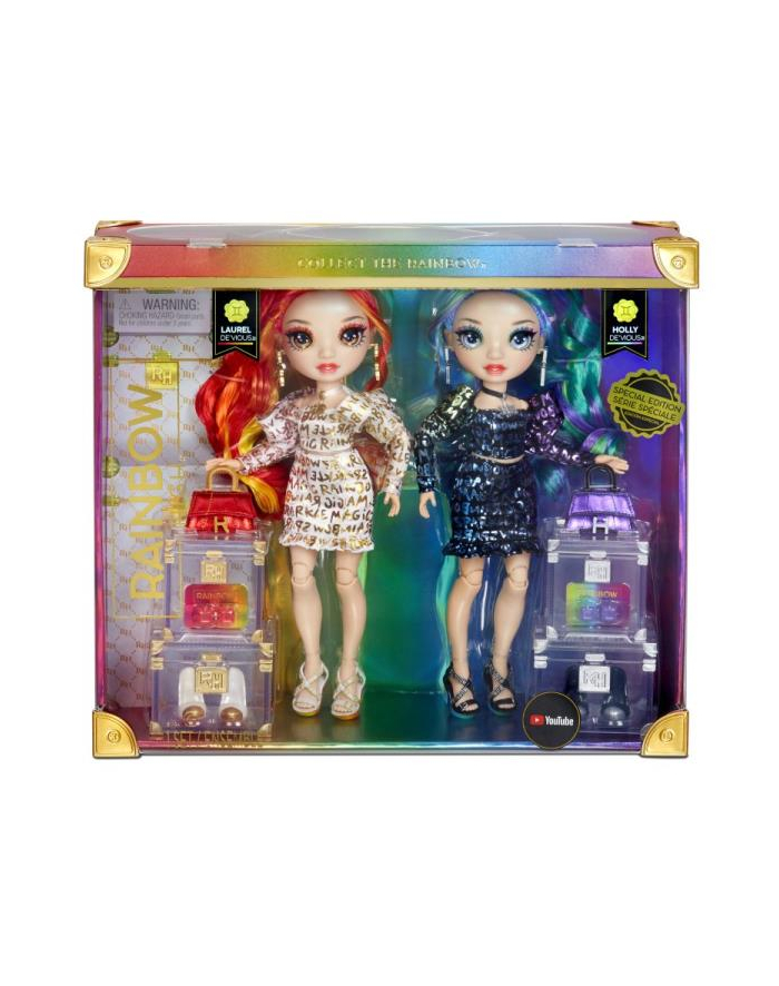 mga entertainment MGA Rainbow High Twins – Laurel 'amp; Holly De’Vious 577553 główny