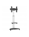 TECHLY Floor Stand with Shelf Trolley TV LCD/LED/Plasma 37-70inch Silver - nr 46