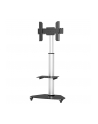 TECHLY Floor Stand with Shelf Trolley TV LCD/LED/Plasma 37-70inch Silver - nr 47