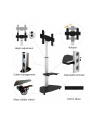 TECHLY Floor Stand with Shelf Trolley TV LCD/LED/Plasma 37-70inch Silver - nr 49