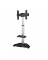 TECHLY Floor Stand with Shelf Trolley TV LCD/LED/Plasma 37-70inch Silver - nr 54