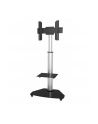 TECHLY Floor Stand with Shelf Trolley TV LCD/LED/Plasma 37-70inch Silver - nr 9