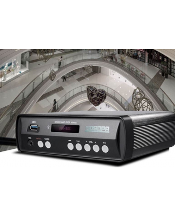 dsppa ZESTAW PROMOCYJNY: wzmacniacz stereo Mini60 + 2x głośnik ścienny DSP8062B