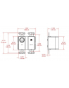 rdl DD-BN2ML - montowany na ścianie dwukierunkowy interfejs Mic/Line Dante 2 x 2 - nr 2