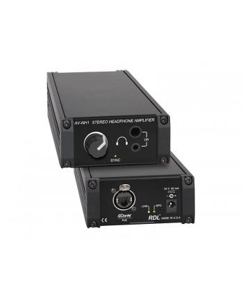 rdl AV-NH1 - sieciowy wzmacniacz słuchawkowy stereo - Dante