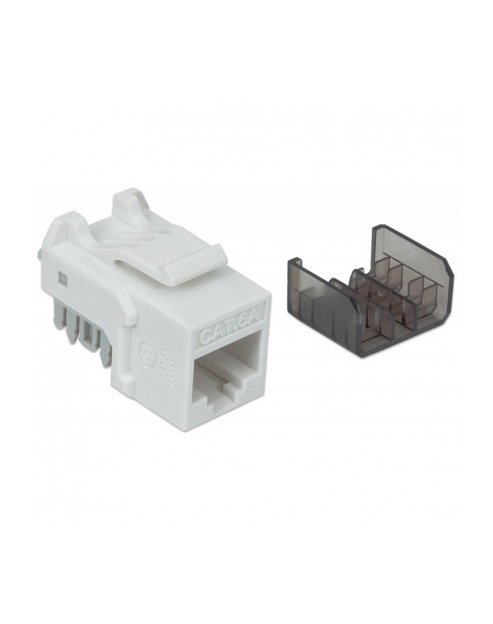 INTELLINET Cat6a Keystone Jack RJ45 10 Gigabit UTP Kolor: BIAŁY główny