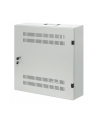 INTELLINET Low-Profile 19inch Wall Mount Cabinet with 4U Horizontal and 2U Vertical Rails 170mm 6.7 in depth grey RAL7035 - nr 19