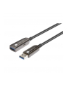 TECHLY USB 3.2 SuperSpeed AOC Fiber Optic Cable USB A M/F 20m Black - nr 11