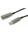 TECHLY USB 3.2 SuperSpeed AOC Fiber Optic Cable USB A M/F 20m Black - nr 2