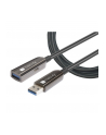 TECHLY USB 3.2 SuperSpeed AOC Fiber Optic Cable USB A M/F 20m Black - nr 8