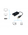 Equip 133441 0,24 m DisplayPort DVI-D + VGA (D-Sub) + HDMI Czarny - nr 1