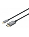 Manhattan 153591 adapter kablowy 1 m HDMI Typu A (Standard) USB Type-C Czarny, Szary - nr 17
