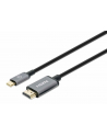 Manhattan 153591 adapter kablowy 1 m HDMI Typu A (Standard) USB Type-C Czarny, Szary - nr 22
