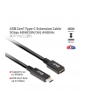 Club 3D CAC-1531 USB C GEN1 EXT CABLE 5GBPS 4K60HZ M/F 1M kabel USB 2 x USB C - nr 15