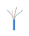 GEMBIRD UPC-5004E-SOL-B Kabel instalacyjny UTP kat. 5e drut CCA 305m rolka niebieski - nr 4