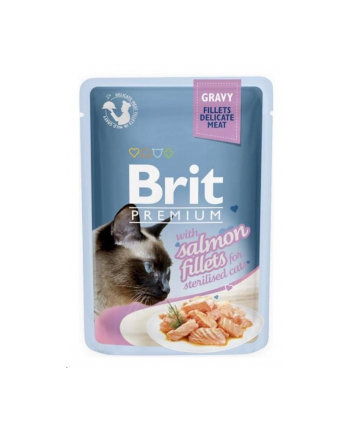 Brit Premium Cat Gravy Sterilised Fillets Salmon 85g