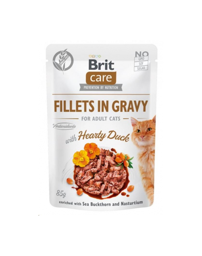 Brit Care Cat Fillets In Gravy Hearty Duck 85g główny