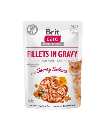Brit Care Cat Fillets In Gravy Savory Salmon 85g