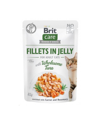 Brit Care Cat Fillets In Jelly Wholesome Tuna 85g