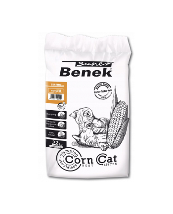 Super Benek Żwirek Corn Naturalny 35l / 22kg